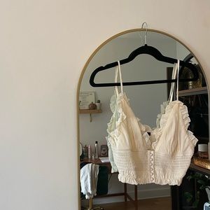 Nasty Gal Ruffle Crop Top